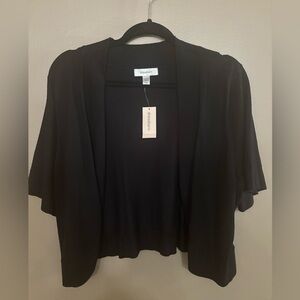 Dressbarn Classic Black Cardigan